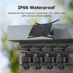 UBOX PIR Router surya, Kit kamera jaringan tenaga surya Wifi HD 6MP IP keamanan PTZ <span class=keywords><strong>CCTV</strong></span> panorama WIFI - Product Image 6