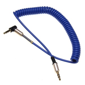 2M Spring Cioled 3.5mm Jack Aux câble Audio mâle à mâle stéréo cordon AUX de voiture pour téléphone casque haut-parleur MP4 - Product Image 4