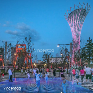 Escultura grande al aire libre de Vincentaa Escultura de forma de Faro de acero inoxidable de metal personalizada - Product Image 2