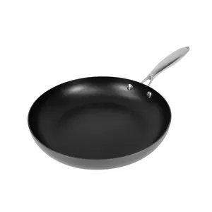 Cookercool Cheap hard oxidized Aluminium Nonstick frying pan Kitchen Cooking cookware Breakfast Pancake Fry Pan