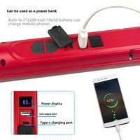 Lampes d'inspection magnétiques sans fil, lampes de travail LED COB portables, lampes de poche à charge USB, lampes de secours pour la réparation automobile, la maison, le garage