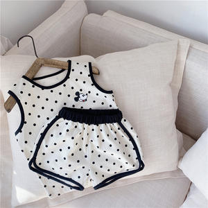 Conjuntos de Ropa de Verano para Niñas, Camiseta con Estampado de Dibujos Animados y Pantalones Cortos, 2 Piezas, Ropa para Niños - Product Image 3