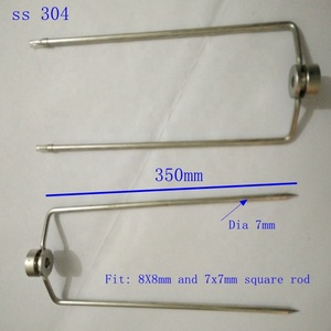 Forno Rotante Commerciale per Pollo, Accessori BBQ, Forchetta per Arrosto in Acciaio Inox - Product Image 4