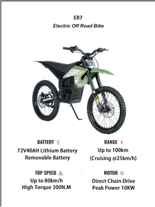 Adulti E Dirt Bike prezzo elettrico Motocross Bike Dirt Bike elettrica da strada elettrica da Dirt Bike elettrica da cross - Product Image 5