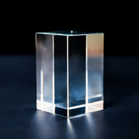Bloc de cristal K9 transparent de qualité supérieure, en forme de cube, de différentes tailles, pour gravure, vente en gros Small Bridge Crystal