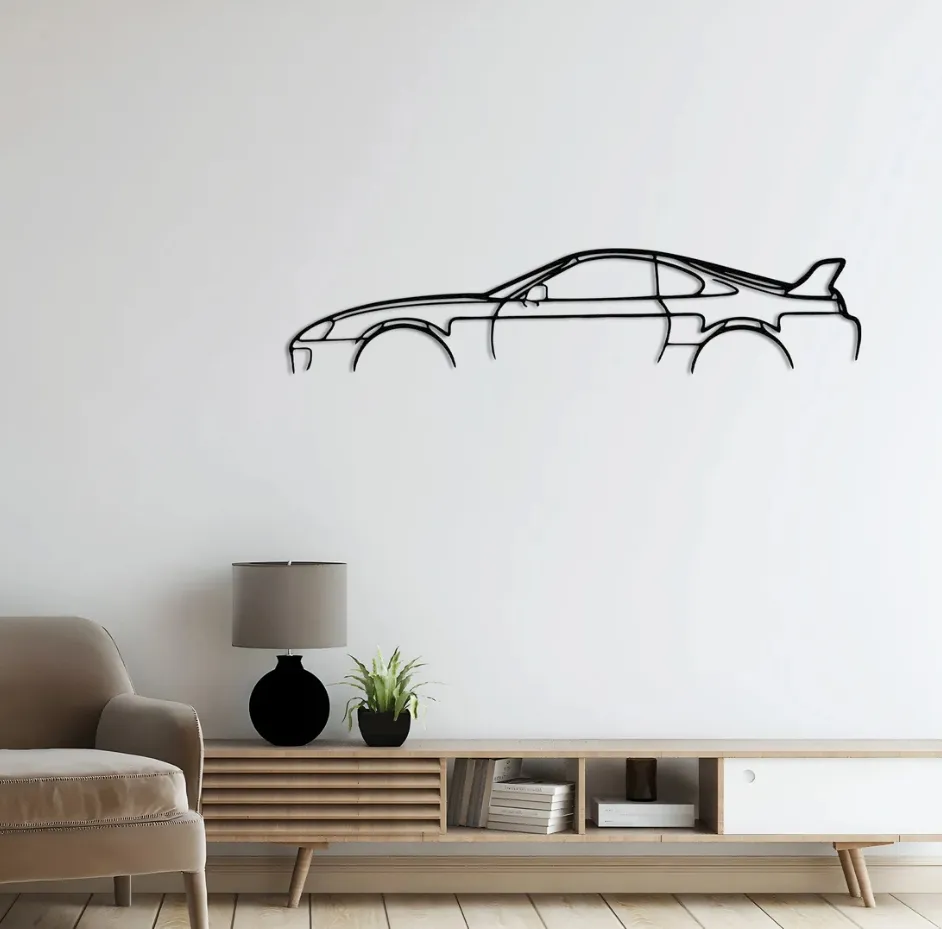 Classic Car Elegance Timeless Automotive Metal Wall Art & Themed Decor - The Ideal Gift For Car Lovers And Home Styling