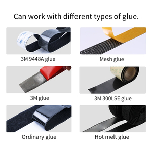 环保尼龙背衬魔术胶带高粘不干胶魔术贴条钩环的最佳价格 - Product Image 3