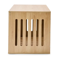 Lit de cage pour chien en bois, table de chevet multifonctionnelle, écologique, tendance, mobilier pour animaux de compagnie, pour salon intérieur, rectangulaire, à clipser