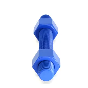 Nhà Máy Giá <span class=keywords><strong>A320</strong></span> gr L7/<span class=keywords><strong>l7m</strong></span> Xylan lớp phủ PTFE ASTM A193 B7 <span class=keywords><strong>Stud</strong></span> bu lông A194 và 2h Nuts - Product Image 1