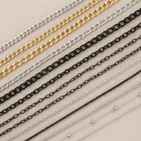 Collier en acier inoxydable de différentes tailles, directement de l'usine, chaîne cubaine, collier ras du cou, bijoux hip-hop, collier de clavicule personnalisable
