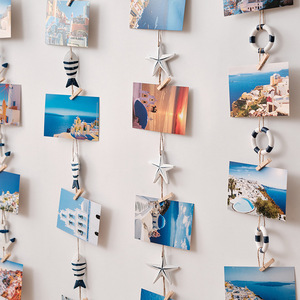 Decoración de Pared Costera con Peces, Estrellas de Mar y Salvavidas, Decoración de Madera para el Hogar, Decoración para Cuarto de Bebé, Juego de Varias Piezas - Product Image 3