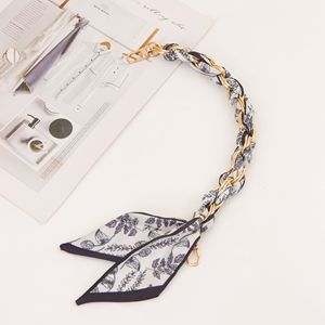 Porte-clés populaires en soie tissée pour sacs, breloques décoratives pour sacs à main féminins, accessoires pour clés de voiture, vente en gros - Product Image 3