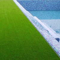 Gazon synthétique écologique PP PE de nouvelle conception DBDMC 30/50 mm pour la décoration de la maison, du jardin et de la cour