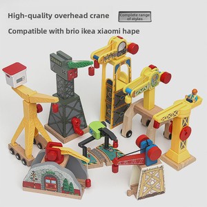 Accessoires de train en bois, grand ensemble de jeu compatible avec Thomas Train Tower Double Cave XG-315, boîte de dessin animé fabriquée par Yunhe Zhejiang - Product Image 3