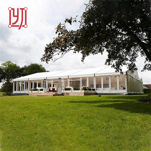 Tente de réception de luxe pour 500 personnes, grande tente blanche en PVC pour événements et fêtes en plein air, à vendre - Product Image 3