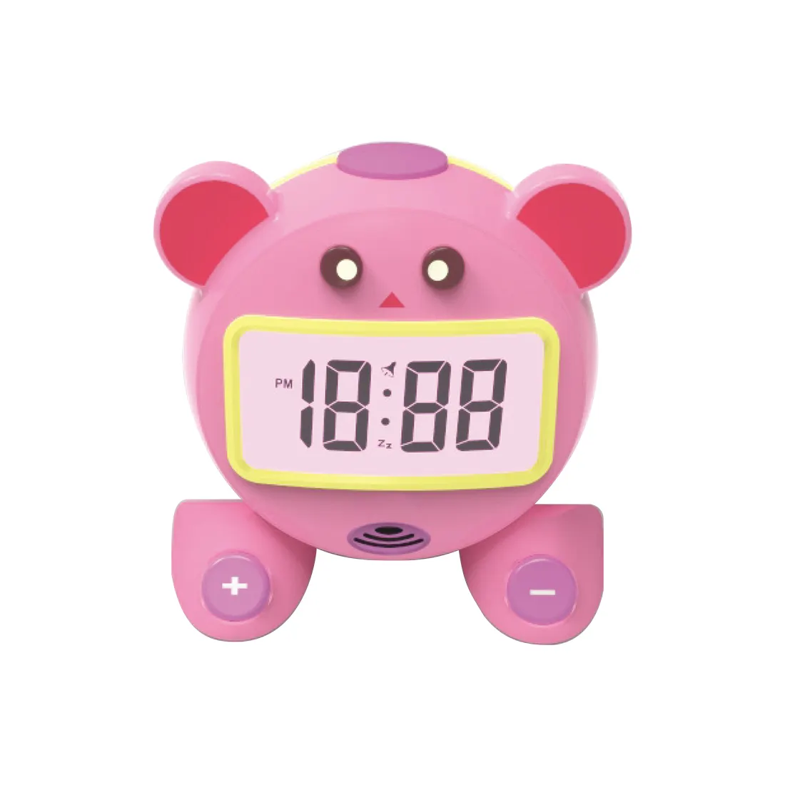 Modern new design cartoon children baby sleep training digital alarm clock toy clocks with sounds for toddlers clock