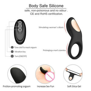 Vibrerende cockring voor mannen erectie seks koppels, siliconen penisringen cockrings voor mannen langer harder sterker, adult sex toys - Product Image 3