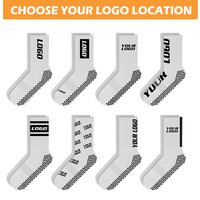 Chaussettes de yoga antidérapantes tricotées pour femmes avec logo personnalisé, idéales pour la gym et le Pilates, avec grip et coupe haute, fourniture OEM