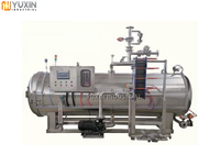 Machine de stérilisateur d'autoclave de cornue de pasteurisateur de lot de boisson de bière pour des canettes de bouteilles