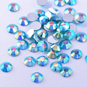 Oleeya Factory Bulk Wholesale AB Colors <b>Resin</b> Flat Back Rhinestone Non Hotfix Rhinestone Jelly Rhinestones for Nail Art DIY - Product Image 5