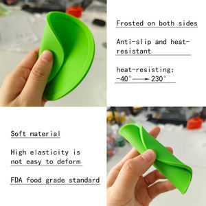 Food Grade <b>Silicone</b> Round Cup Coaster Custom Logo Non Slip Heat Resistant Waterproof For Home Kitchen Bar Coffee Shop Use - Product Image 5