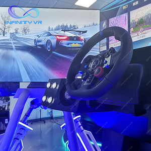 เครื่องจำลองการแข่งรถแบบ3หน้าจอ6 dof เครื่อง F1จำลองการขับรถจำลองการแข่งรถเกมอาเขตแบบ9D - Product Image 4