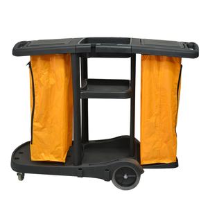Janitor Cart Set for Hotel Use Cleaning <b>Trolley</b> Utility Cart Set - Product Image 4