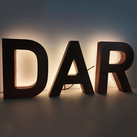 Papan Tanda LED Backlit Kustom untuk Perusahaan, Hotel & Toko - Iklan Luar Ruangan dengan Tampilan Logo yang Dapat Disesuaikan dan Tahan Air IP54