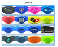 Bracelet NFC réglable avec logo personnalisé et emballage personnalisé Bracelet RFID avec code NFC et QR