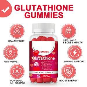 Gomas blanqueadoras de piel de etiqueta privada 30 gomitas de vitamina colágeno L-glutatión - Product Image 2