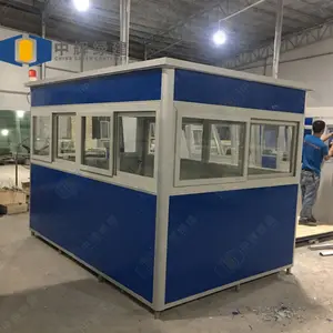 CGCH EPS Security Cabin Guard Booth Prefabricated Guard Booth Low Cost Station Booth Stainless Steel Guard Room