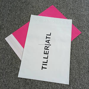 มือถือสีดำโพลี Mailer ขายผลิตภัณฑ์ร้อนโลโก้ที่กำหนดเองพิมพ์บรรจุภัณฑ์พลาสติกย่อยสลายซองจดหมายจัดส่งทางไปรษณีย์ - Product Image 4