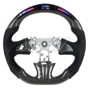 Volante Sportivo Modificato in Fibra di Carbonio con LED per Infiniti Q50 Q50S QX50 - Product Image 5