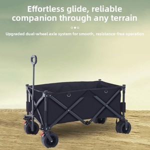 Carrito de camping plegable para exteriores con tablero de mesa grande ajustable, tela engrosada y tipo de montaje para puestos. Venta al por mayor. - Product Image 5