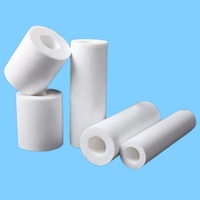 Manchon d'espacement en PTFE usiné sur mesure par CNC, bagues d'arbre en polytétrafluoroéthylène