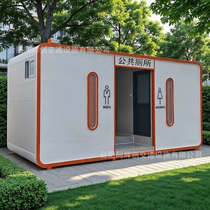 Baño Portátil de Panel Sándwich, Diseño Moderno, Ecológico, para Atracciones Turísticas - Product Image 2