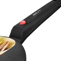 HALEY – Machine à crêpes électrique personnalisée en gros, antiadhésive, pour pancakes et pizzas, idéale pour les importateurs de cuisines domestiques