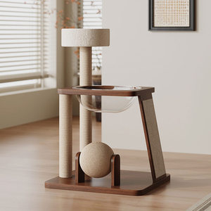 Meubles d'escalade pour animaux de compagnie, lits pour animaux, griffoirs, plateformes de saut, articles de luxe avec coussin, vente chaude OEM 2025 - Product Image 3