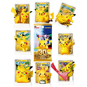 Nouvelle Sortie PQ Exclusive <span class=keywords><strong>Pika</strong></span> Blind Box Édition Chinoise Simplifiée 30ème Anniversaire Booster Pack Figurines PVC Décoratives pour Voiture Cadeau - Product Image 2