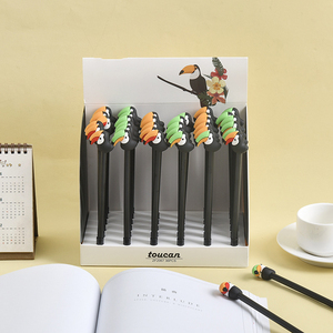 Bolígrafo de Gel de Silicona de 0.5mm con Diseño Creativo de Tucán, Papelería Personalizada con Logotipo, Bolígrafo Bonito con Tinta Negra/Azul, Venta al Por Mayor - Product Image 1
