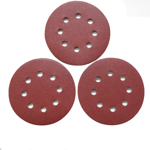 Rifornimento della fabbrica di alta qualità 125mm <span class=keywords><strong>carta</strong></span> vetrata da 5 pollici Velcro da 40 1000 graniglia da 5 pollici disco di levigatura con etichetta privata all'ingrosso - Product Image 3