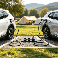Chargeur EV portable 3,5 kW 16A EVSE 240V pour voiture électrique Adaptateur V2L Type 2 Type 1 GBT Vente en gros OEM