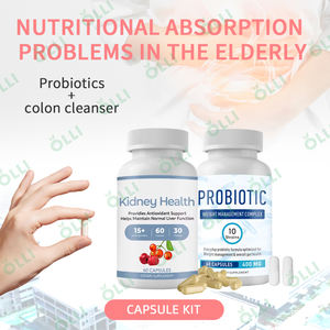 OLLI diyet takviyesi kiti probiyotik kapsüller ve Gummies kolon temizlemek detoks bağışıklık desteği kadınlar için antioksidan gıda sınıfı - Product Image 2