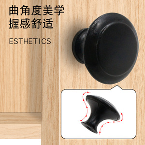 Poignée circulaire Denite à un trou en acier inoxydable brossé mat pour portes d'armoires et tiroirs - Product Image 4
