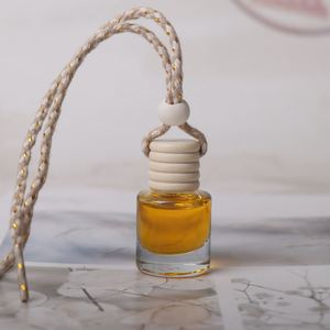 Diffuseur de parfum pour voiture en verre 8 ml, best-seller, désodorisant suspendu pour rétroviseur, emballage pour huiles essentielles - Product Image 5