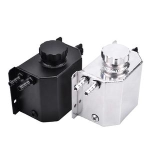 Coolant Overflow Tank Bottle Recovery Reservoir Aluminum JDM <strong>Container</strong> Universal 1L <strong>Water</strong> Radiator - Product Image 6