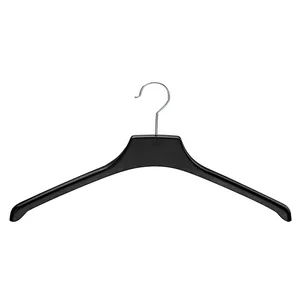 China Factory Wholesale 17.3-inch Men's Tops Jacket Use Black Double Plastic Suits Hanger For Display
