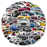 50 шт. гоночные наклейки Supercar JDM спортивные персональные крутые Детские Мультяшные декоративные наклейки «сделай сам»