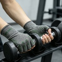 Gants de sport demi-doigts respirants pour le soutien des mains et le soulagement des douleurs articulaires, idéaux pour le fitness et le cyclisme