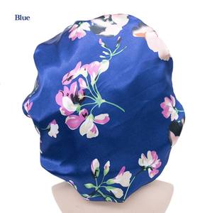 Bonnets pour cheveux avec LOGO personnalisé 8 pouces, Extra Large, en <span class=keywords><strong>Satin</strong></span>, tissu africain Ankara, cire, Double couche - Product Image 1